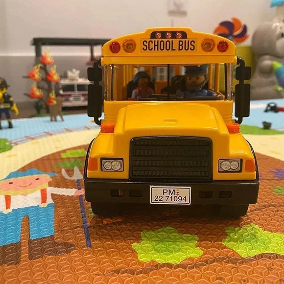 Orange Kids Toy Playmobil  School Bus - Picture 8 of 11